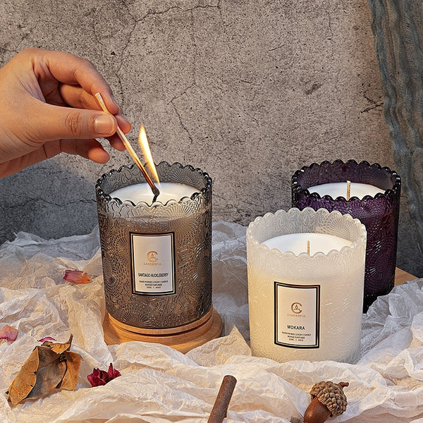 Aromatherapy Soy Candles Bedroom Smoke-free Long-lasting Decoration