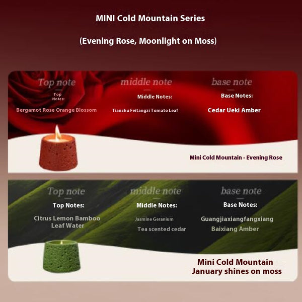 Cold Mountain Series Aromatherapy Candles For Home Sleep Aid