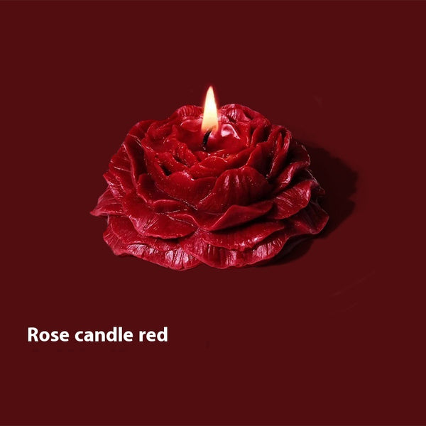 Couple Aromatherapy Rose Peony Flower Low Temperature Candles