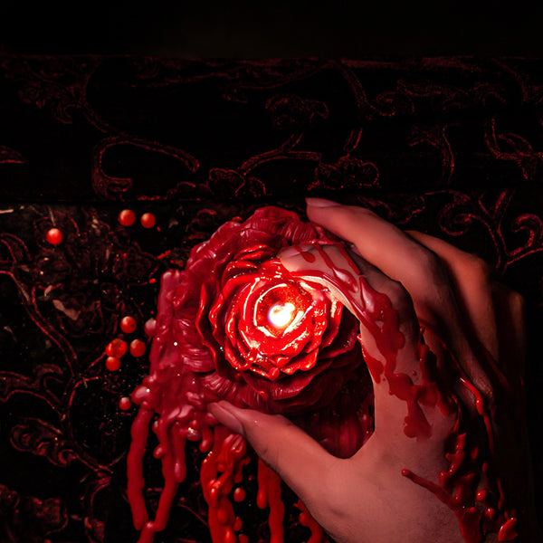 Couple Aromatherapy Rose Peony Flower Low Temperature Candles