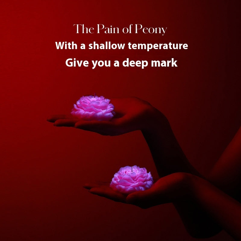 Luminous Low Temperature Candles Wax Drip Aromatherapy Gradient Rose Sentiment Gift